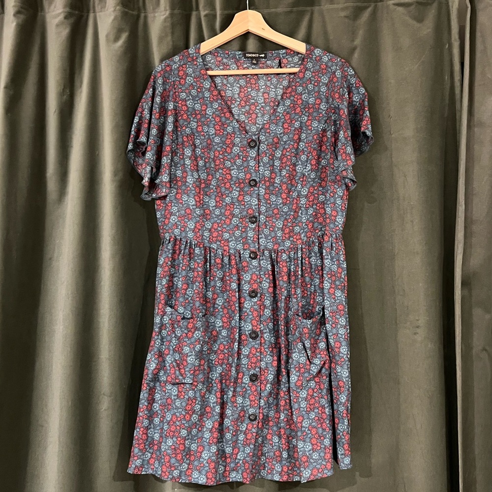 Floral print short sleeve dress | Toad & Co